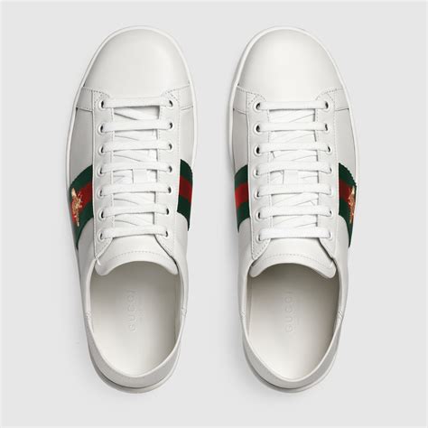 gucci ace leather sneaker ebay|Gucci ace leather sneaker review.